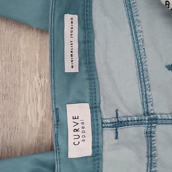 Curve Appeal Womens 8/29 Minimalist Jegging Twill Pants Stretch Career Slim - Picture 5 of 7